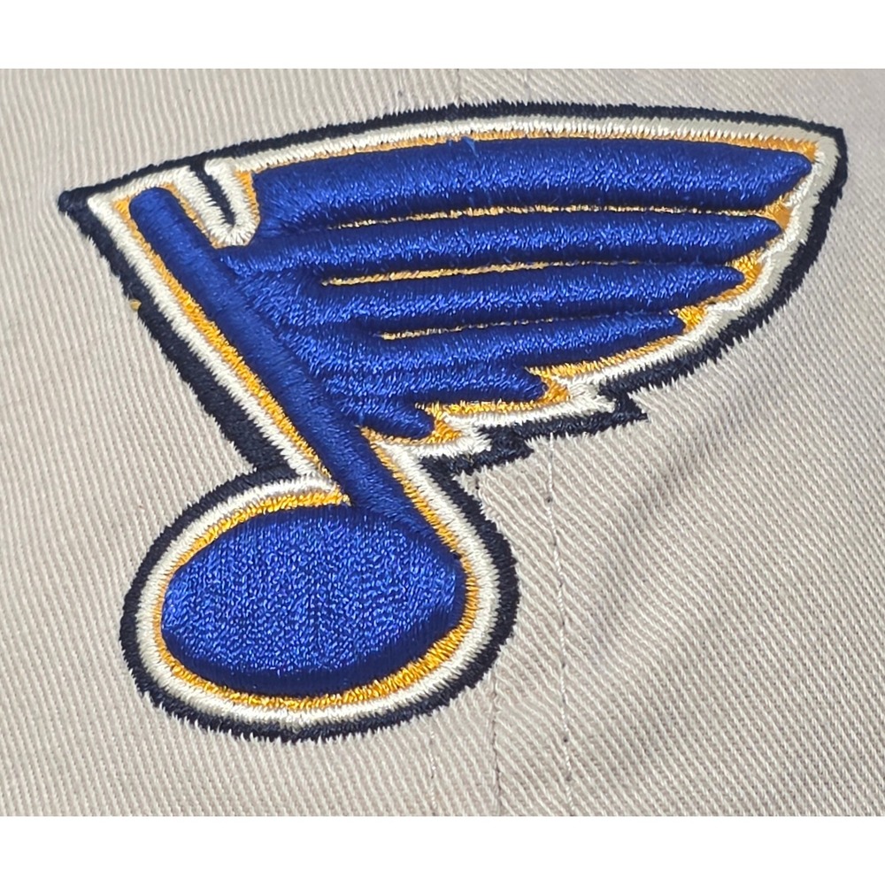 Fan Favorite NHL St. Louis Blues Strapback Hat Blue Embroidered Logo Hockey Cap - Picture 2 of 11